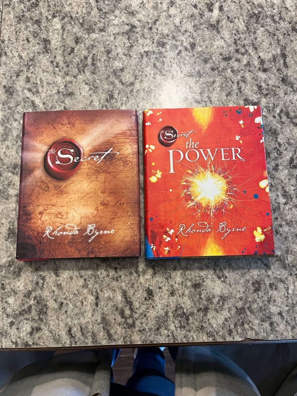 $15 Rhonda Byrne The Power & The Secret Book Set - Red/Orange Covers